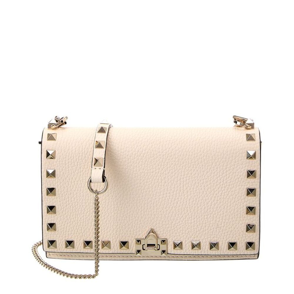 Valentino Rockstud Grainy Leather Crossbody